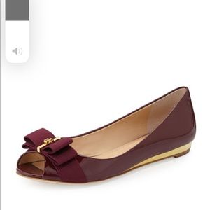 Tory Burch Trudy Peep Toe Flat